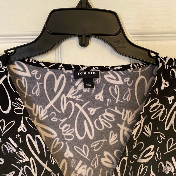 Torrid Black and White Dress - Picture 3 of 3